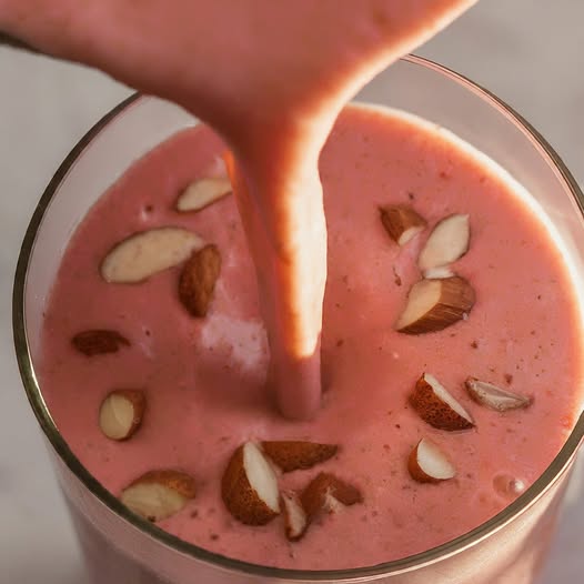 Strawberry and Almond Smoothie