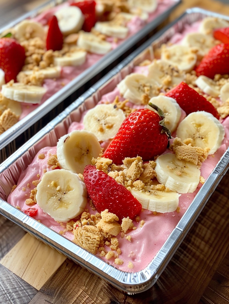 Strawberry Cheesecake Banana Pudding