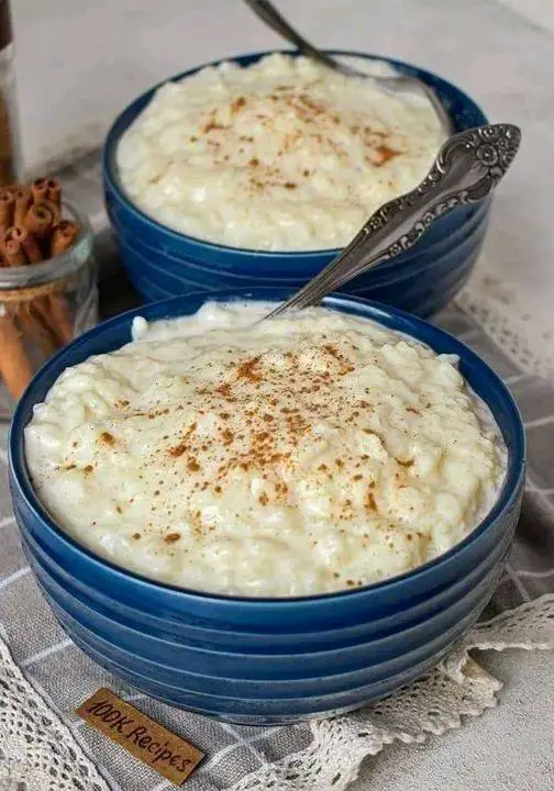 Old-Fashioned Rice Pudding (old school recipe) – dessert