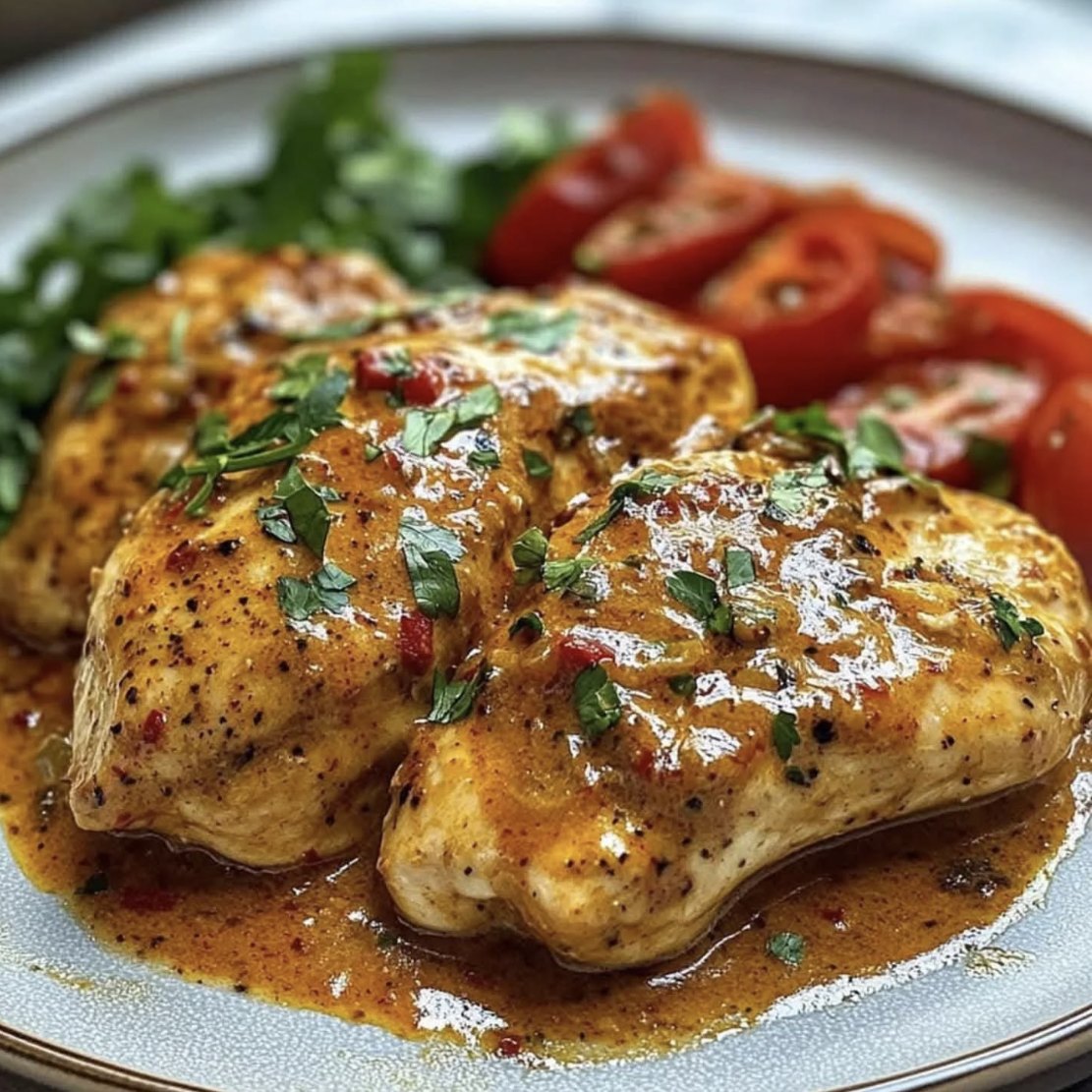 Luscious Paprika Cream Chicken