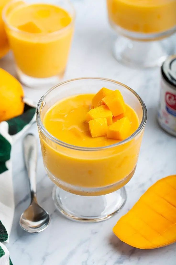 Creamy Mango Pudding recipe