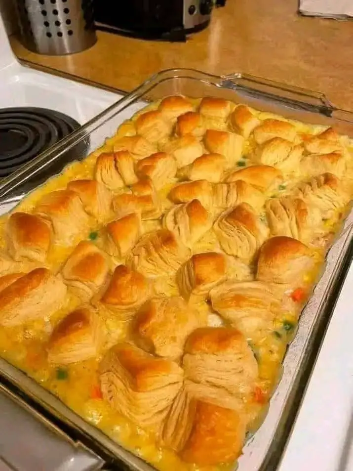 Chicken Pot Pie Biscuits