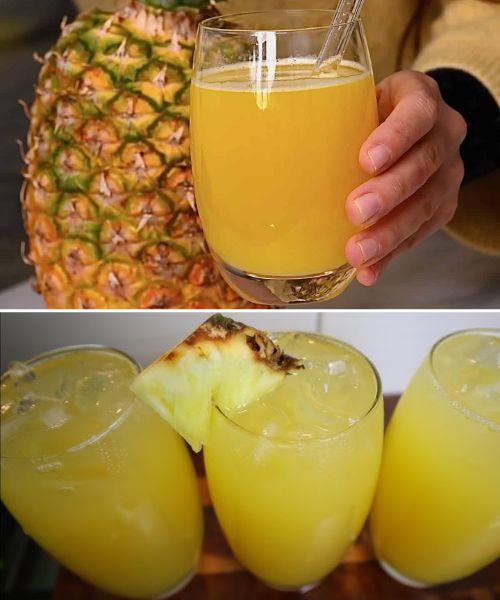 How to Make Pineapple Ginger Drink for Better Health | Pineapple Ginger Juice