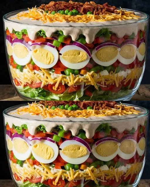 Seven-Layer Salad: A Step-by-Step Guide