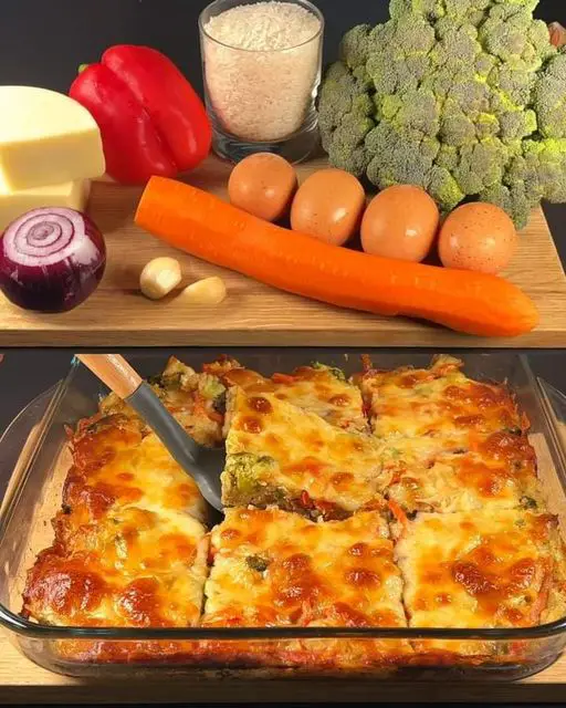 Baked Rice and Vegetable Casserole Recipe