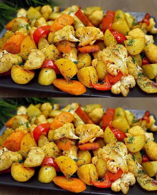 Potatoes with Vegetables in the Oven! Simple, Quick, and Very Tasty!