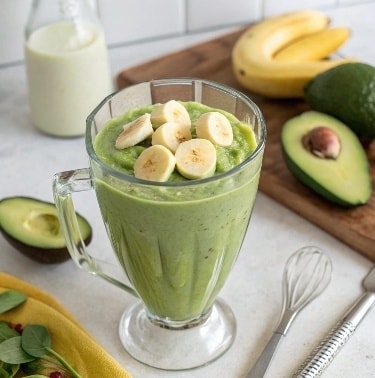 Creamy Avocado Banana Smoothie Recipe