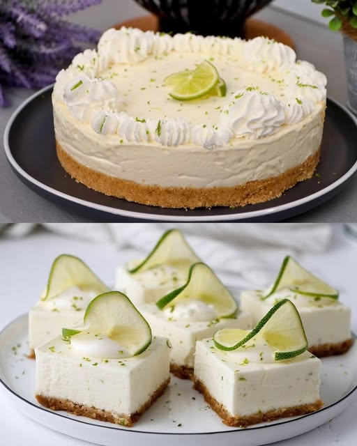 No-Bake Lime Cheesecake Bars