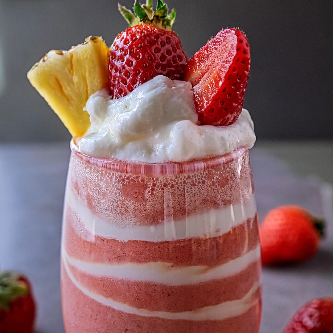 Strawberry Piña Colada Smoothie