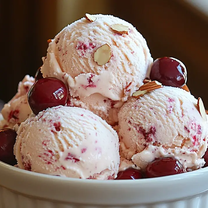 Cherry Almond Ice Cream