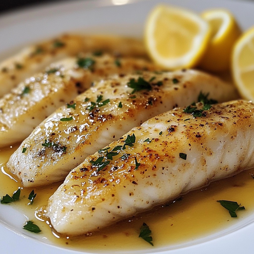 Zesty Lemon Butter Fish Fillet