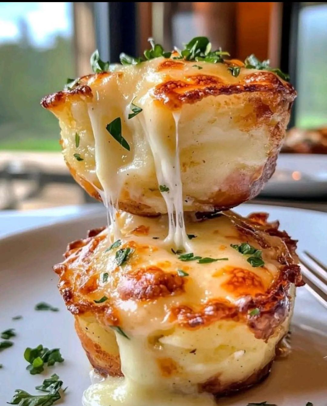 Cheesy Mashed Potato Puffs