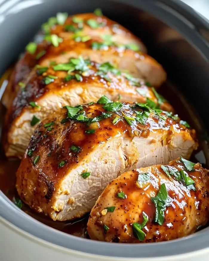 Slow Cooker Sriracha Lime Turkey Tenderloin