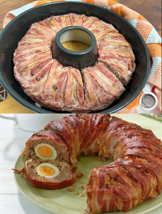 My whole family loves this meatloaf, meatloaf with a surprise!