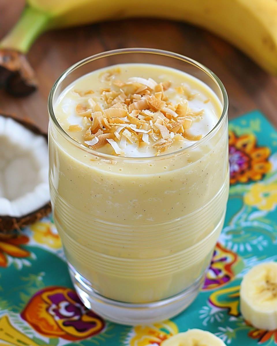 Banana Coconut Delight Smoothie