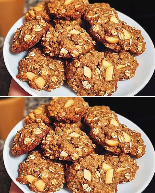 Diet Oatmeal Apple Cookies