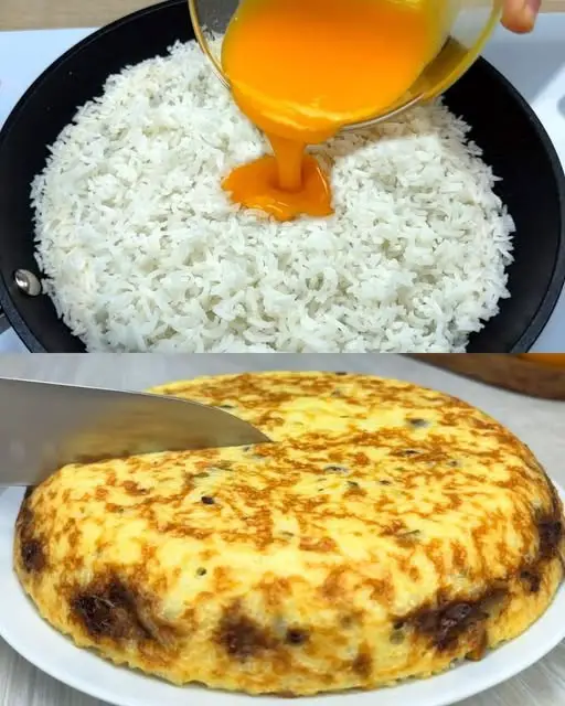 Baked Rice and Egg Casserole