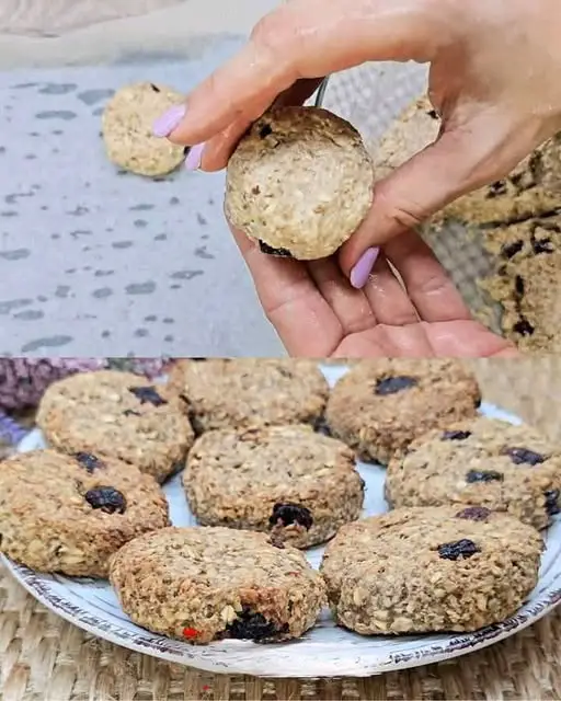 Healthy Oatmeal Walnut Cranberry Cookies