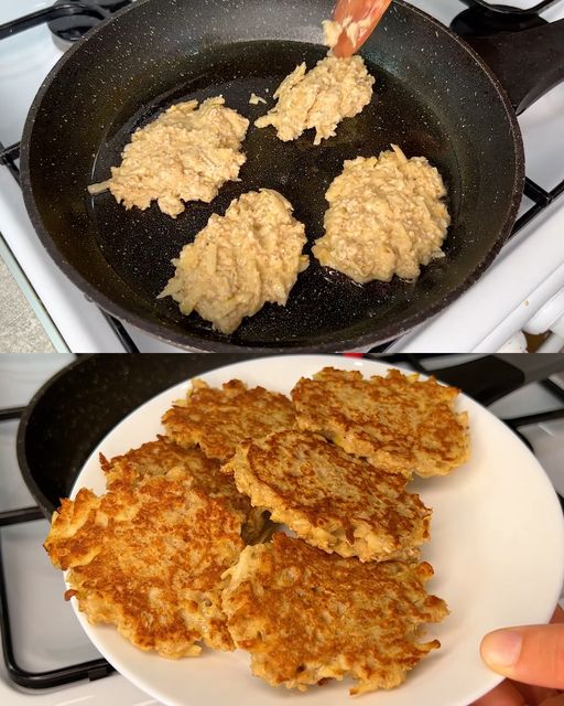 Apple Cinnamon Oatmeal Pancakes