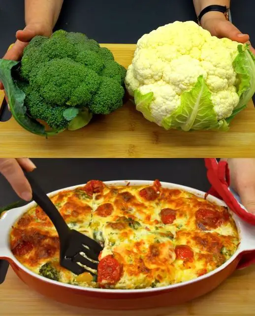 You have to try it, I always bake it for my family in 10 minutes  400 g cauliflower 400 g broccoli…