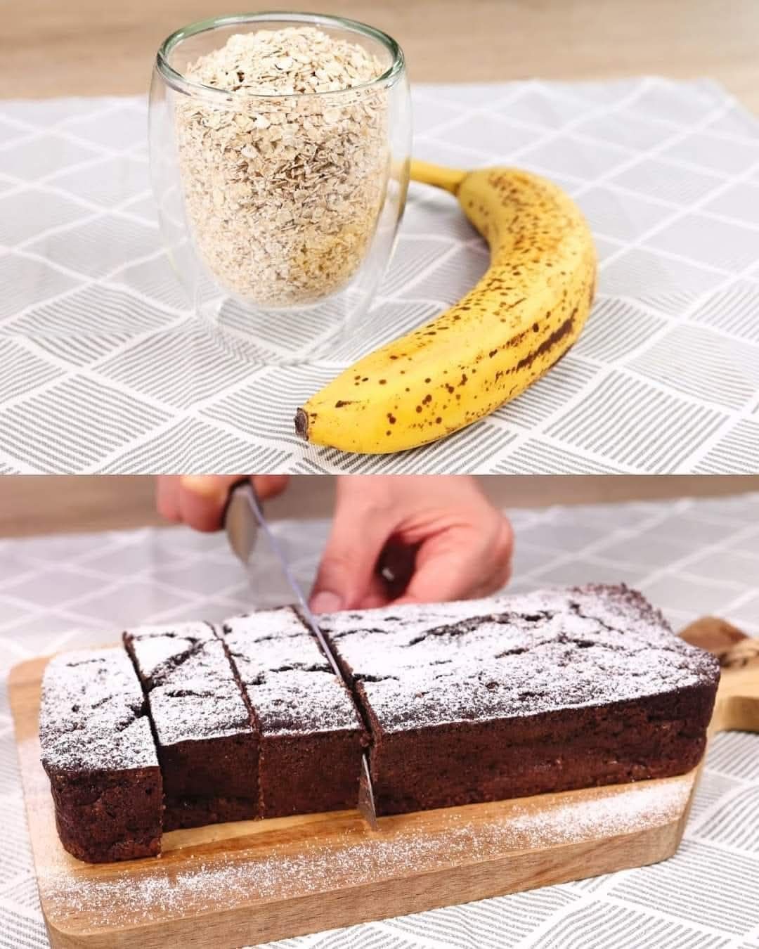 Chocolate Banana Oat Loaf Recipe