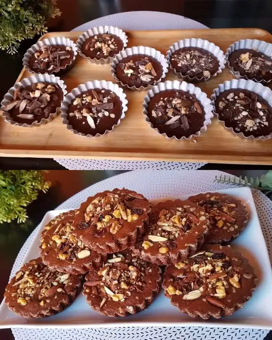 Chocolate Nut Muffins