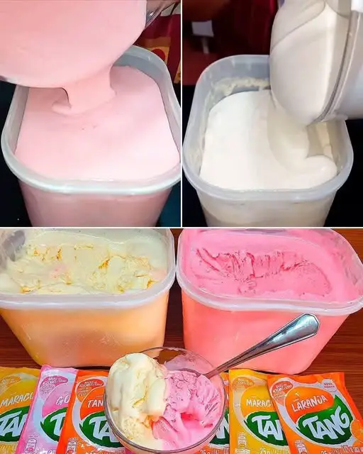 HOMEMADE TANG ICE CREAM