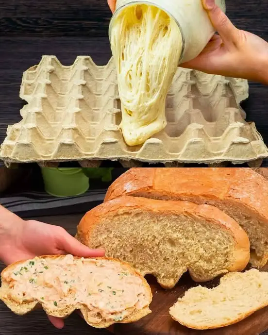 All in One: Easy Egg Bread with Creamy Cheese Sauce!