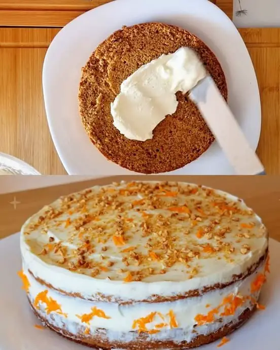 Quick Carrot Cake Recipe with Cream Cheese Frosting