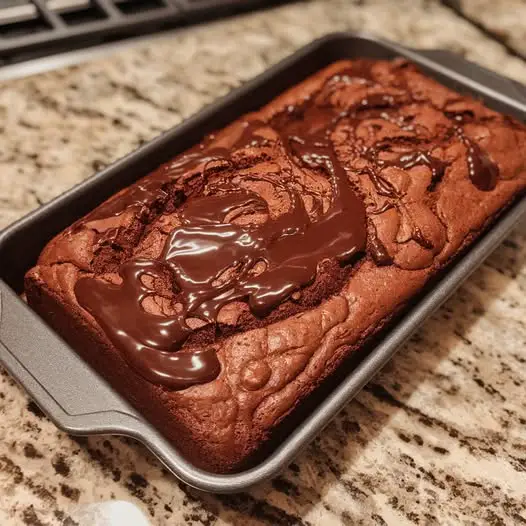 HOT FUDGE BROWNIE BREAD