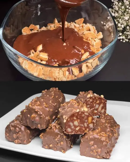 Quick and Easy Nut Chocolate Dessert