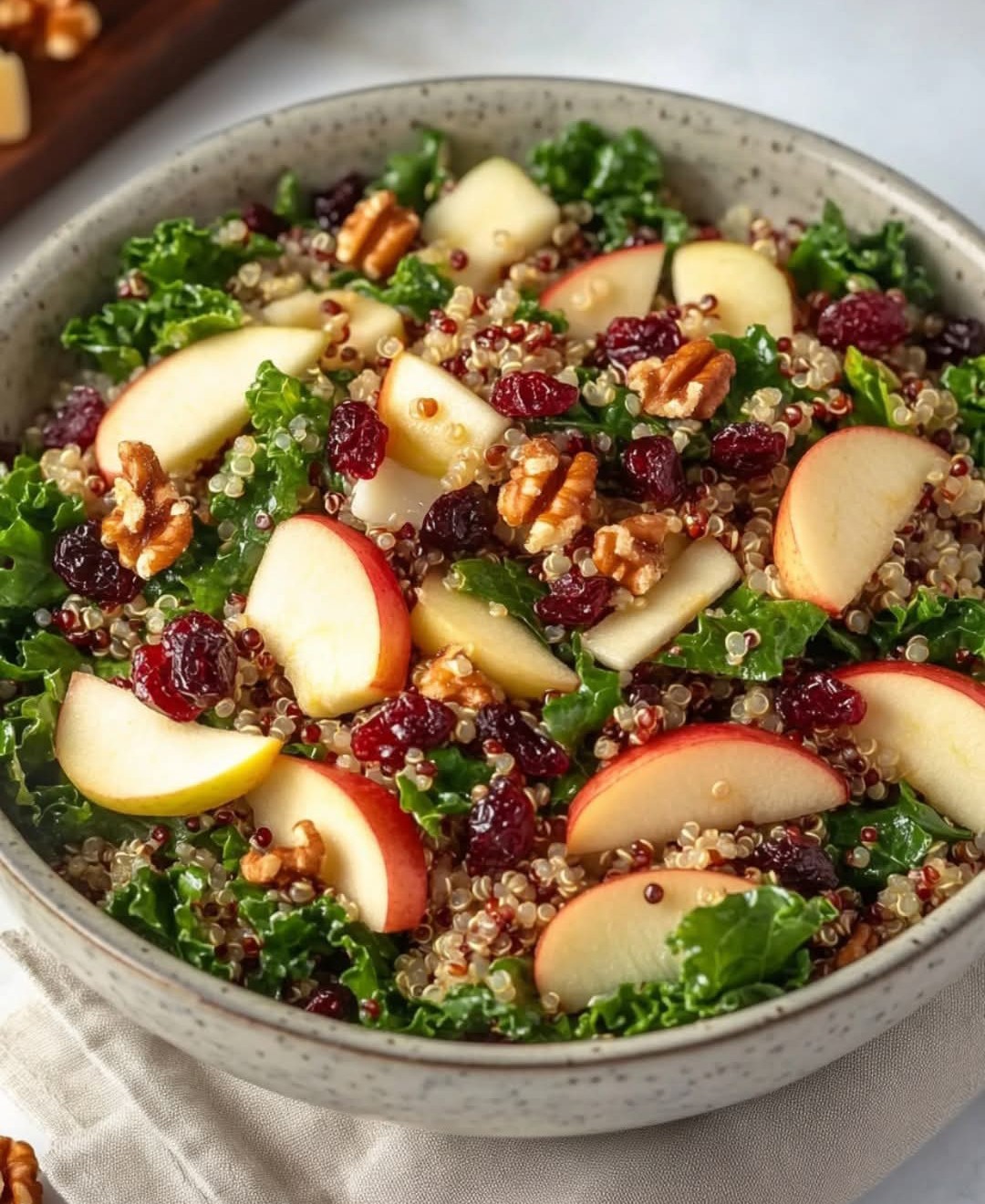 Apple Kale Quinoa Salad recipe