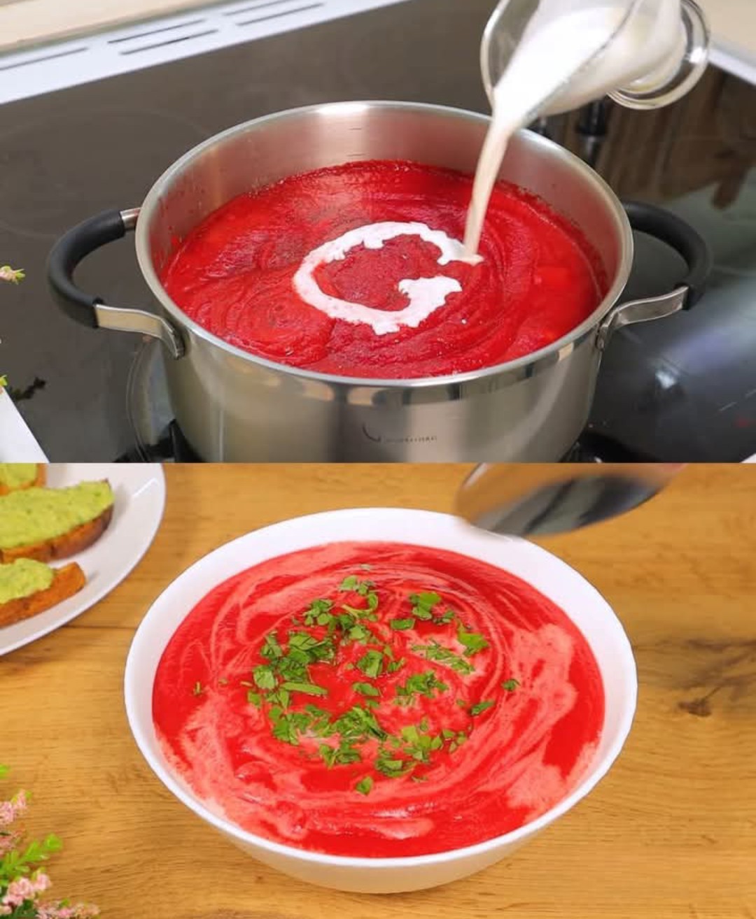 Creamy Beetroot Soup Recipe