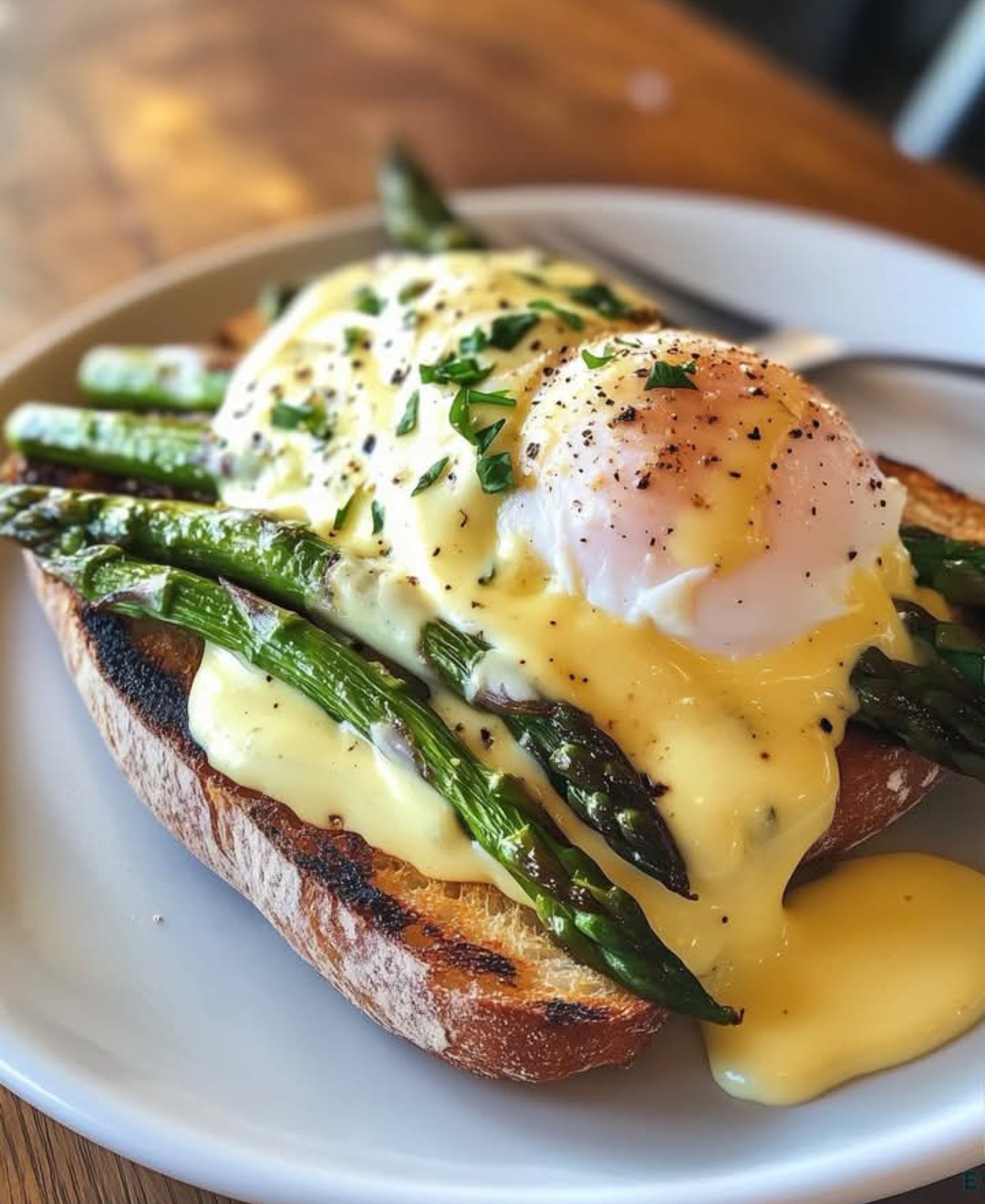 Roasted Asparagus and Egg Sandwich