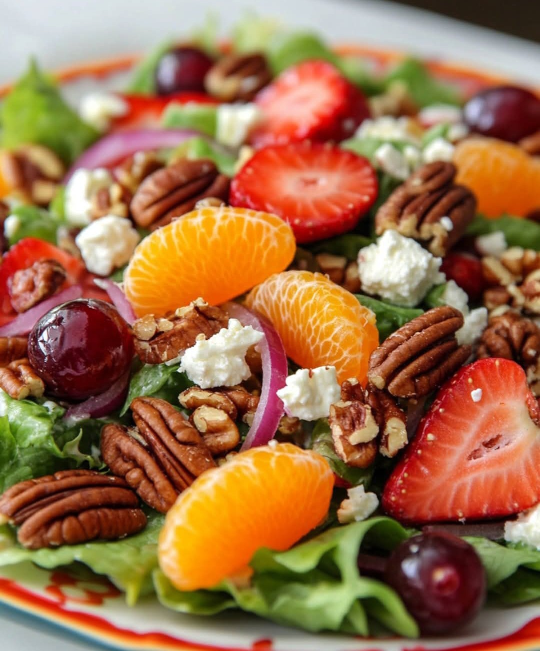 Summer Citrus and Berry Pecan Salad recipe