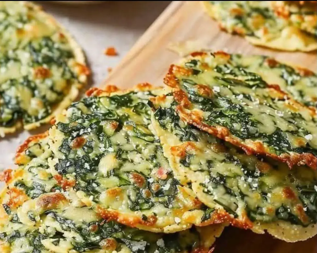 Mediterranean Spinach and Feta Crisps