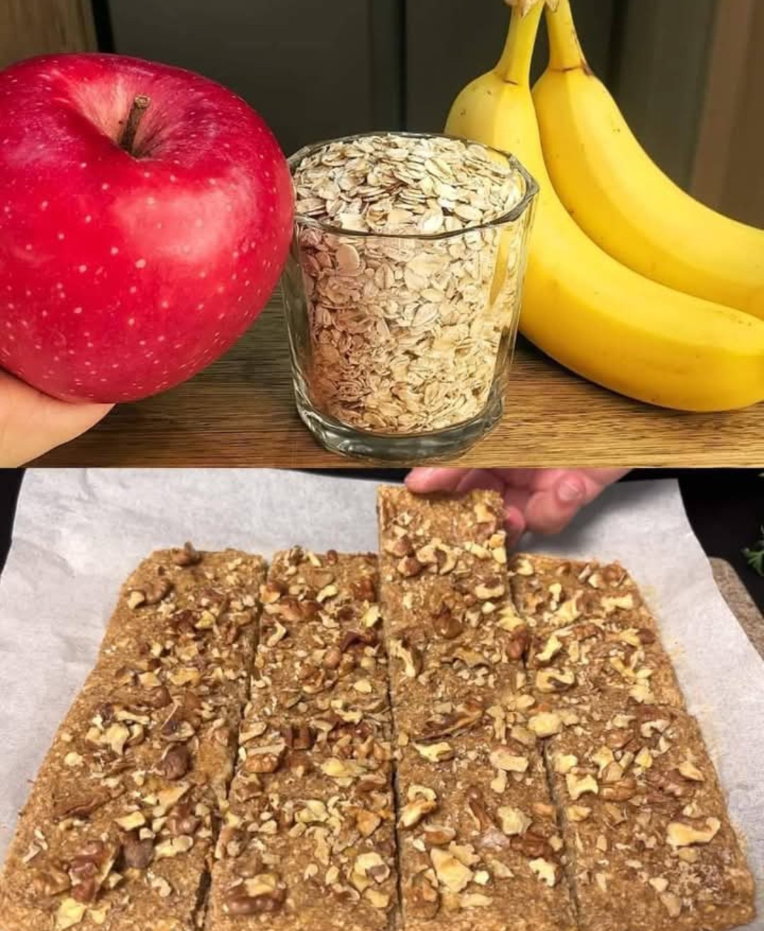 Oatmeal, Apple, and Banana Bake