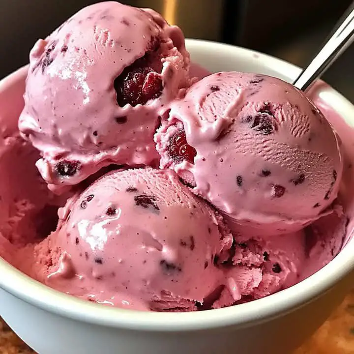 Raspberry Velvet Ice Cream