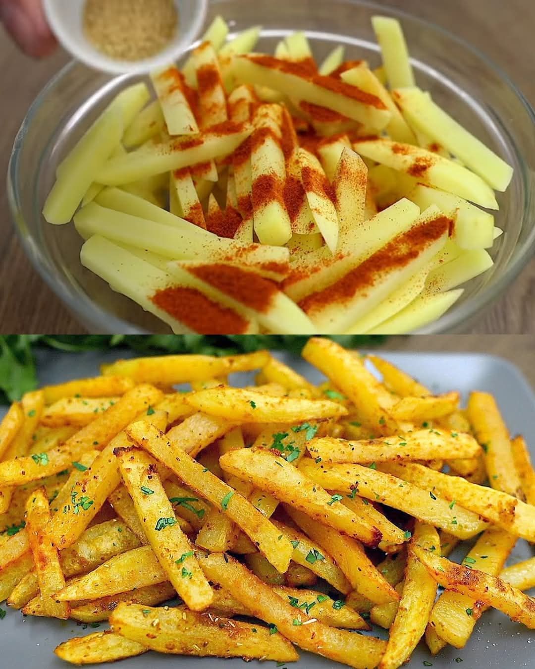 Crispy Baked Potato Fries