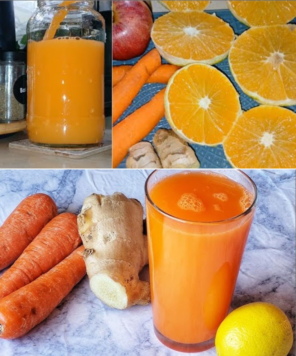 Carrot, Orange, Apple & Ginger Juice: A Natural Immunity Booster Against Viruses