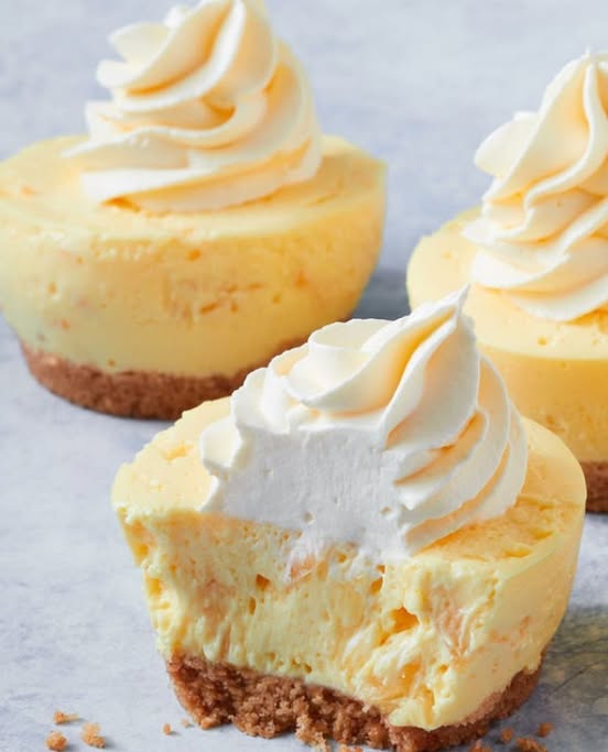 Mini Pineapple & Condensed Coconut Milk Cheesecakes