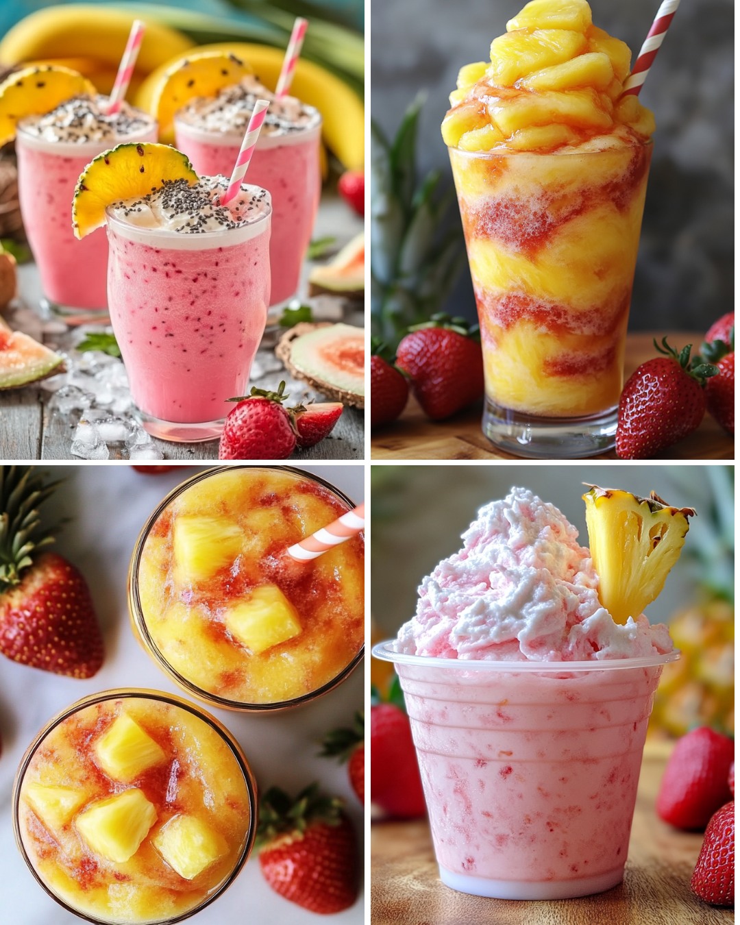 Strawberry Piña Colada Smoothie Recipe