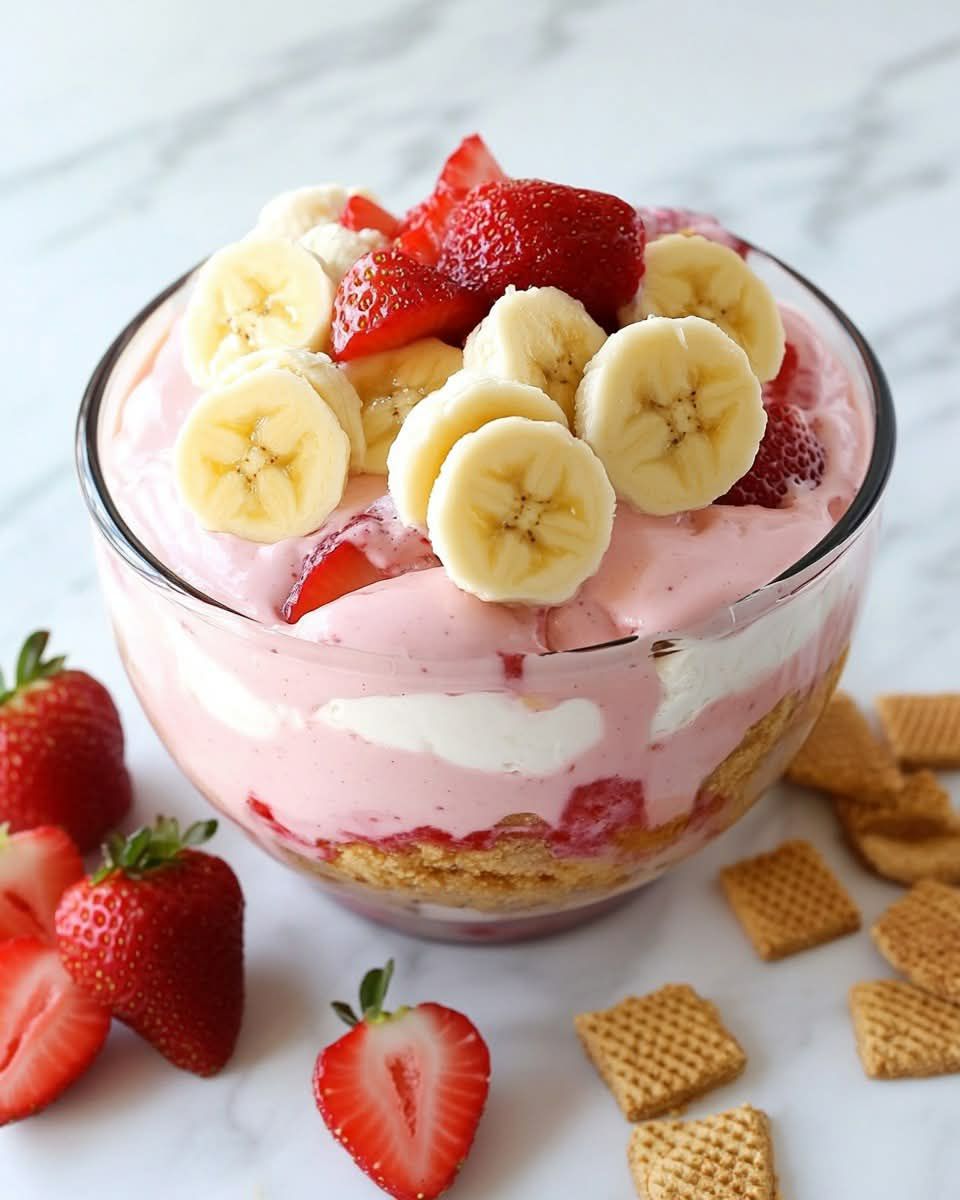 Strawberry Cheesecake Banana Pudding Recipe