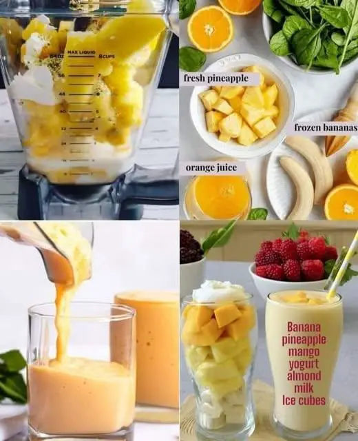 Tropical Bliss in a Glass: Pineapple Mango Smoothie Recipe