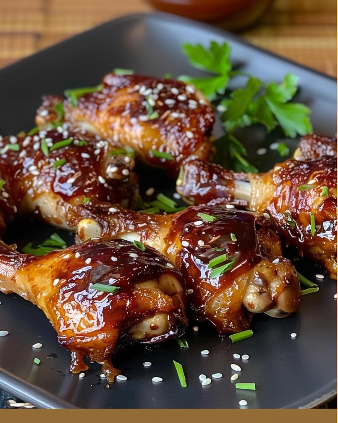 Caramelized Baked Chicken Legs or Wings