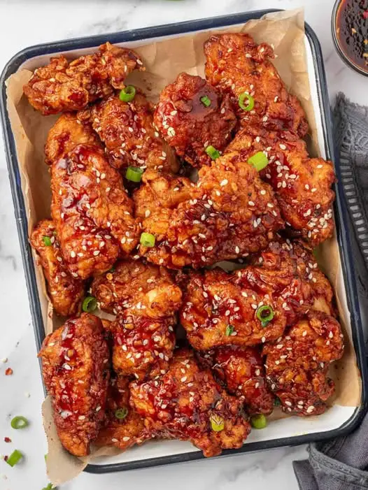 Sweet, Sour, & Spicy Korean Fried Chicken