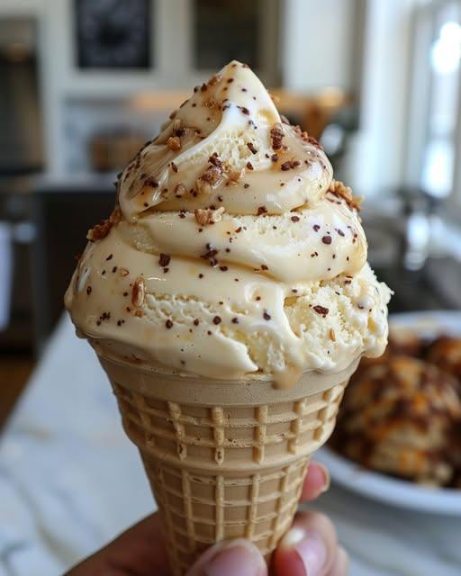 Homemade Salted Caramel Ice Cream ❤️