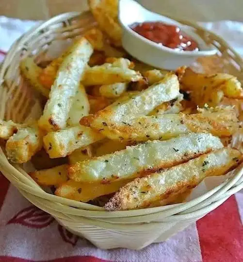 Baked Garlic Parmesan Fries