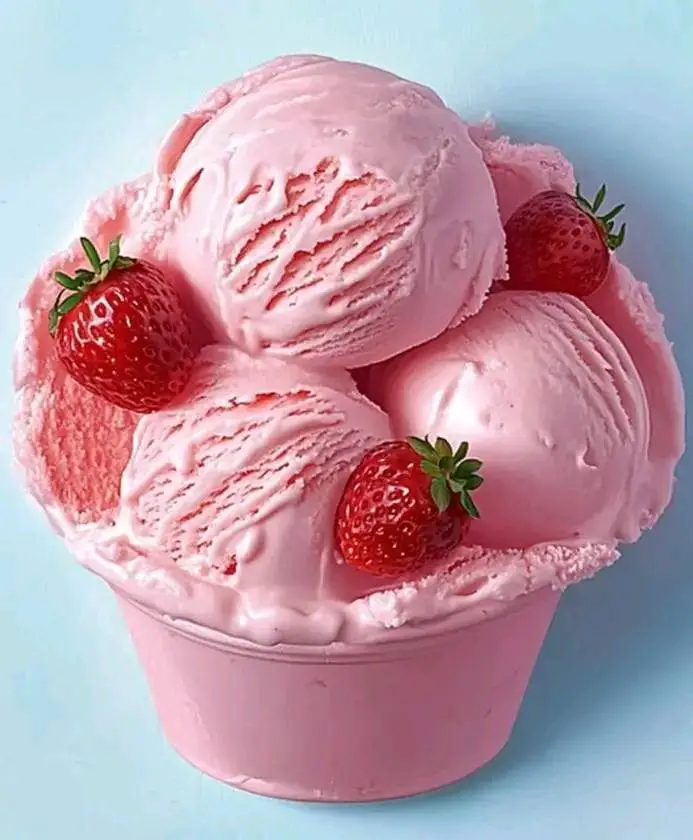 Strawberry Ice Cream Recipe