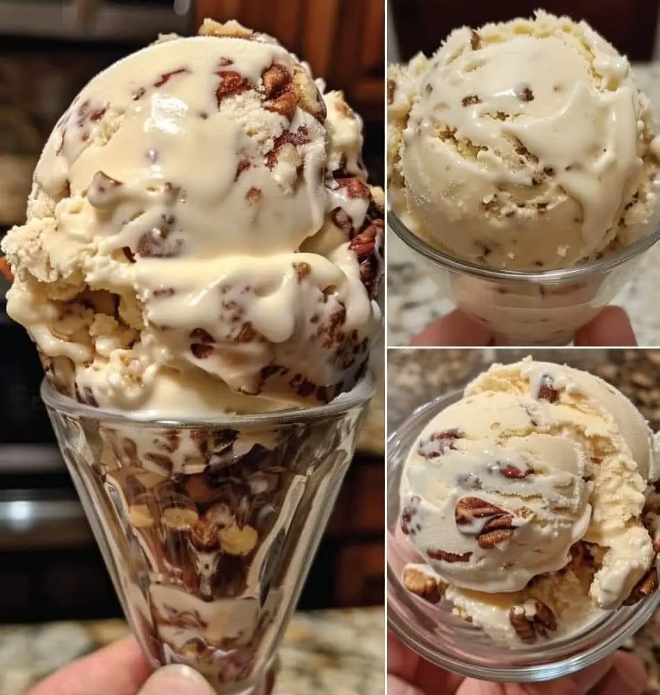 Vegan Butter Pecan Ice Cream